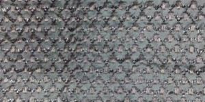 Gray Embroidered Dupioni Silk Fabric