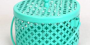 Metal Basket with Lid