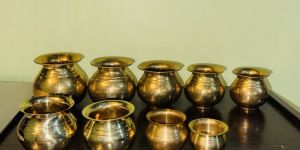 Brass/copper/steel kalash lota