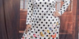 Mirror Work Georgette Kurti with Palazzo Suit