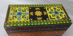 12 X 4 X 6 Cm Printed Wooden Gift Box