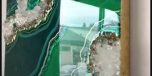 Resin Geode Wall Art