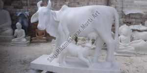 Cow Marble Statue