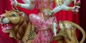 Marble White Durga Ji Statue