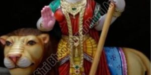 White Marble Bharat Mata Statue