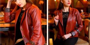 Ladies Stylish Leather Jacket