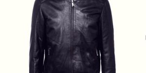 Mens Black Stylish Leather Jacket