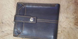 Mens Fancy Black Leather Wallets