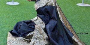 Soft Lichi Silk Cloth Saree