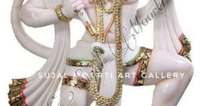 Marble Veer Hanuman Statue