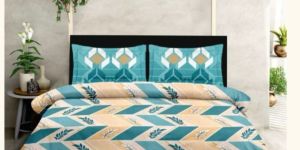 King Size Printed Cotton Bed Sheet