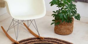 Sustainable Handmade Banana Fibre Rug
