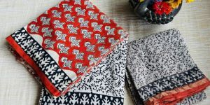 Hand Block Chudi Set