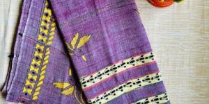 Kantha Hand Embroidery Pure Khesh Cotton Dupattas
