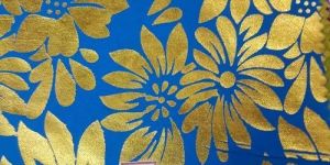 Multicolor Foil Print Fabric