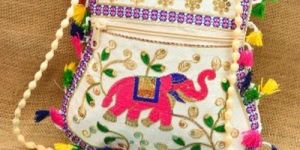 Cotton Embroidered Sling Bag