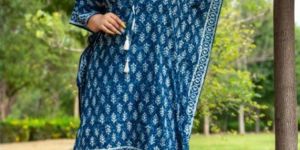 Ladies Block Printed Kaftan