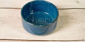 1018 Peacock Blue Soup Bowl