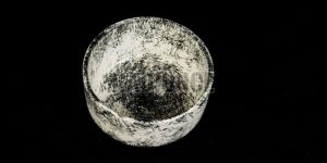 1028 Black and White Dust Soup Bowl