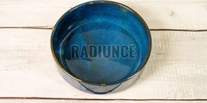 1012 Peacock Blue Rice Bowl