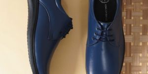 Mens Blue Formal Shoes