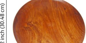 Wooden Round Plate