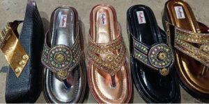 Ladies Ethnic Embroidered Sandals