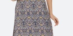 Ladies Blue Printed Crepe Kurti