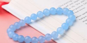 Aquamarine Beaded Bracelet