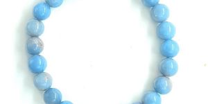 Blue Angelite Gemstone Bracelet