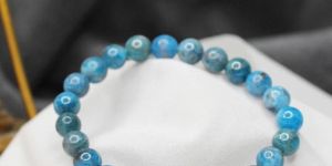 Blue Apatite Gemstone Bracelet