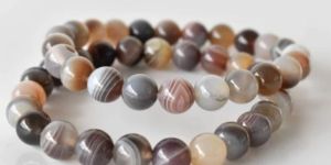 Botswana Agate Gemstone Bracelet