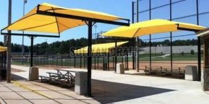 Yellow Tensile Structure