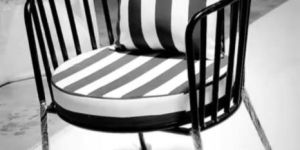 Black Iron Cafe Chair