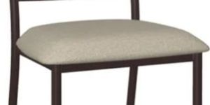 Brown Upholstered Iron Chair