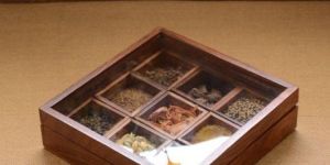 Wooden Spice Box