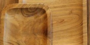 Wooden Square Serving Tray