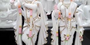 Marble Radha Krishna Moorti