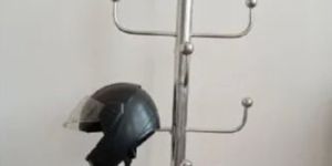 Stainless Steel Helmet Display Stand