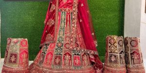 Ladies Rajwadi Bridal Lehenga
