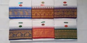 Cotton 9 X 5 Dhoti with 5 Inch Border