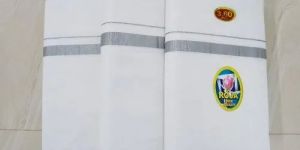 Cotton Silver Border Dhoti