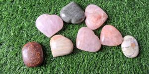Heart Shape Crystal Rose Quartz