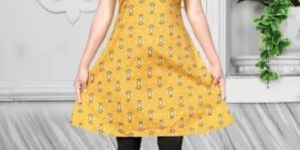 Ladies Cotton Aliya Cut Kurti