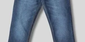 Mens Dark Blue Denim Jeans