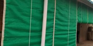 Green PVC Roll up Blinds