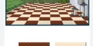 Ivory Terracotta Vitrified Parking Tile