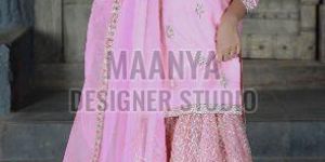 Ladies Party Wear Gharara Suit