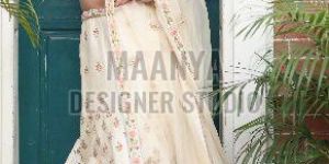 Ladies Raw Silk Wedding Wear Lehenga