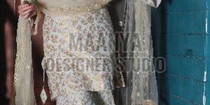 Ladies Zari Work Sharara Suit